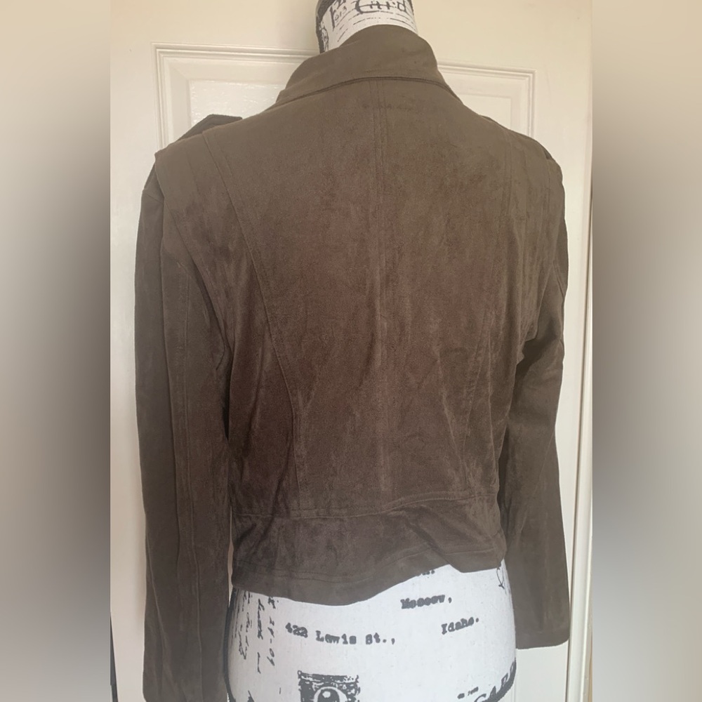 Gibson Latimer Chocolate Brown Suede Short Jacket - Picture 3 of 10
